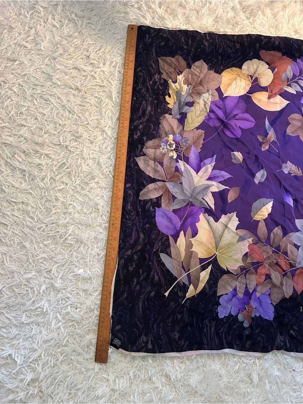 Leonard Paris Original 100% silk large scarf - Picture 5 of 6